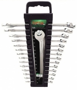 Набор ключей комбинированных на холдере 14 шт. 6-24мм TOPTUL GAAC1401