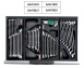 Тележка с инструментом 7 секций (305 ед.) TOPTUL Pro-Plus GCAJ305H 0