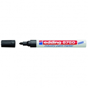 Маркер для жирных поверхностей 2-4 мм (черный) Edding Industry Paint 8750 (e-8750/01)