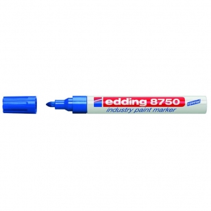Маркер для жирных поверхностей 2-4 мм (синий) Edding Industry Paint 8750 (e-8750/03)