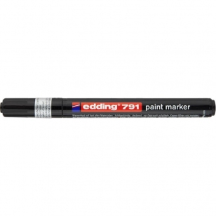 Маркер лаковый 1-2 мм (черный) Edding Paint 791 (e-791/01)