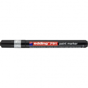 Маркер лаковый 1-2 мм (черный) Edding Paint 791 (e-791/01)