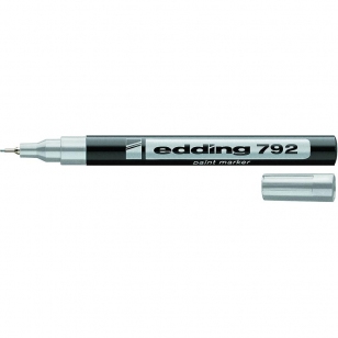 Маркер лаковый 0,8 мм (серебро) Edding Paint 792 (e-792/13)