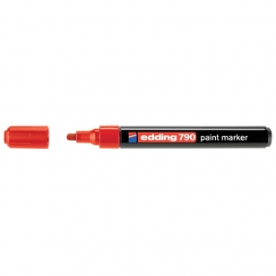 Маркер лаковый 2-3 мм (красный) Edding Paint 790 (e-790/02)