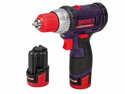 Шуруповерт аккумуляторный SPARKY BR2 12Li-C HD(1,5 А/г)