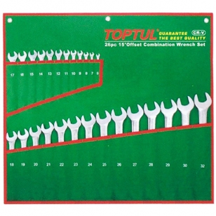 Набор ключей комбинированных 6-32 мм (26 шт.) TOPTUL GAAA2604