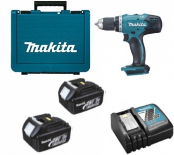 Аккумуляторная дрель-шуруповерт Makita DDF453RFE