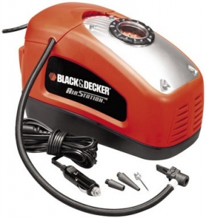 Компрессор автомобильный BLACK+DECKER ASI300