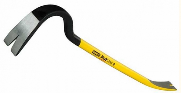 Гвоздодер - монтировка STANLEY FatMax Wrecking Bar из пружинной стали, L= 750мм.