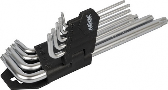Набор ключей шестиграных MIOL СRV TORX 9 шт 56-397