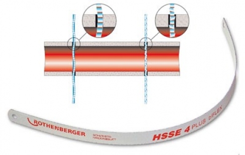 Сверхгибкое полотно по металлу для ручных ножовок,  HSSE 4PLUS, 300X13X0,63мм