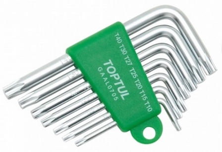 Набор Г-обр. ключей TORX T10-T40 7ед. TOPTUL GAAL0705