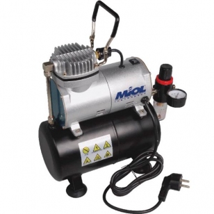 Миникомпрессор безмаслянный для аэрографии Miol 81-125 (с ресивером)