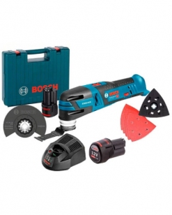 Аккумуляторный универсальный резак Bosch GOP 12V-28 Professional, 2 акб 12V 2 Ah, ж/п GAL 1230 CV