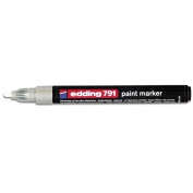 Маркер лаковый 1-2 мм (белый) Edding Paint 791 (e-791/11)