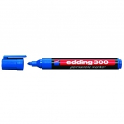 Маркер перманентный 1,5-3 мм (синий) Edding Permanent 300 (e-300/03)