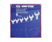 Набор ключей комби (34-50 мм) 6 предм. KING TONY (1296MRN)