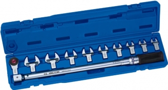 Ключ динамометрический в наборе со сменными насадками 40-200НМ KING TONY (345202D11MR)