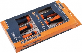 Набор отверток шлиц и крест MIOL CRV 6 предм. 63-470