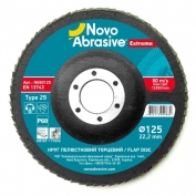 Круг лепестковый торцевой (125x22,23) P60 NovoAbrasive Extreme (NE60125)