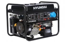 Бензиновый генератор HYUNDAI HHY 5000FE с электростартом + счетчик моточасов