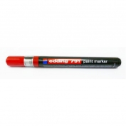 Маркер лаковый 1-2 мм (красный) Edding Paint 791 (e-791/02)