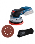 Аккумуляторная эксцентриковая шлифмашина Bosch Professional GEX 18V-125, без акб и з/п