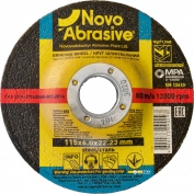 Шлифовальные круги 14А (115x6x22,23) NovoAbrasive Profi (WG2711560)