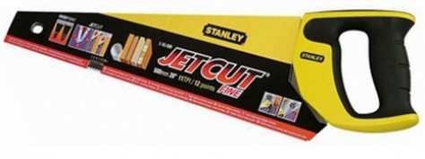 Ножовка STANLEY Jet-Cut Fine 11 зубьев на дюйм, длина 450мм.