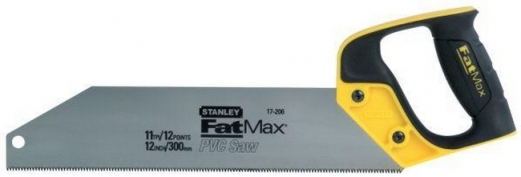 Ножовка для ПВХ STANLEY FatMax®, 300мм, 11 зубьев HP JETCUT
