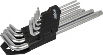 Набор ключей шестиграных MIOL СRV TORX 9 шт 56-397