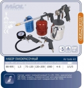 Набор пневмоинструмента лакокрасочный MIOL 80-995