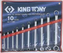 Набор ключей накидные 10шт. (6-32 мм) KING TONY (1710MR)