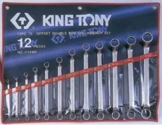 Набор ключей накидных 12шт. (6-32мм)  KING TONY (1712MR)