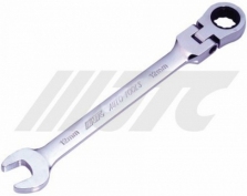 Ключ рожково-накидной шарнирный с трещоткой 10 мм JTC 3450