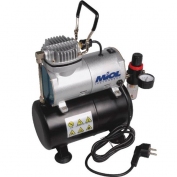 Миникомпрессор безмаслянный для аэрографии Miol 81-125 (с ресивером)